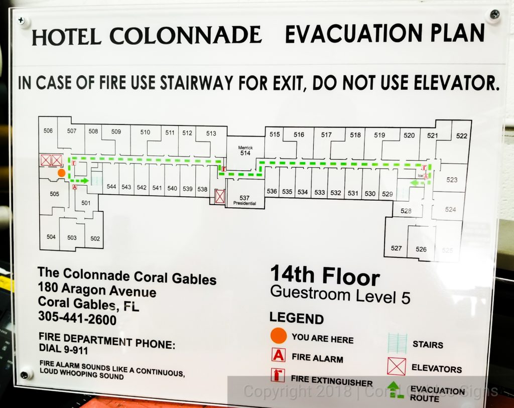 evacuation plan