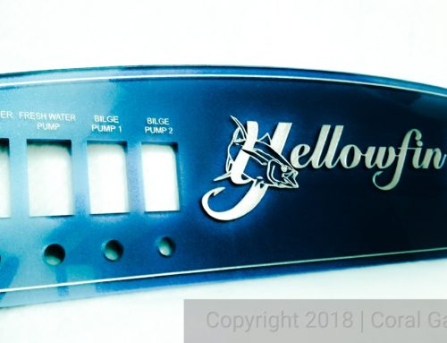 Metallic Cobalt Blue Yellowfin Dash Panel