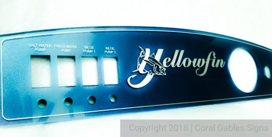 yellowfin panel