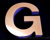 Laminated Foam Letters