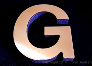 Laminated Foam Letters