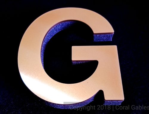 Laminated Foam Letters