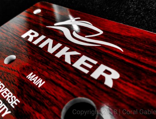 Rinker Wood Grain Marine Dash Panels